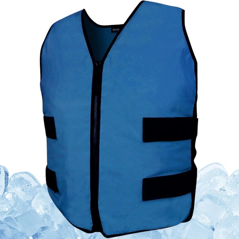 Blobuste Cooling Vest with Ice Packs, Adjustable Reusable Ice Cell Jacket for Men Women, for Outdoor Sports, Work, Hiking - Image 1